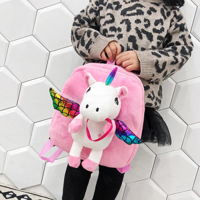 Unicorn Plush Backpack