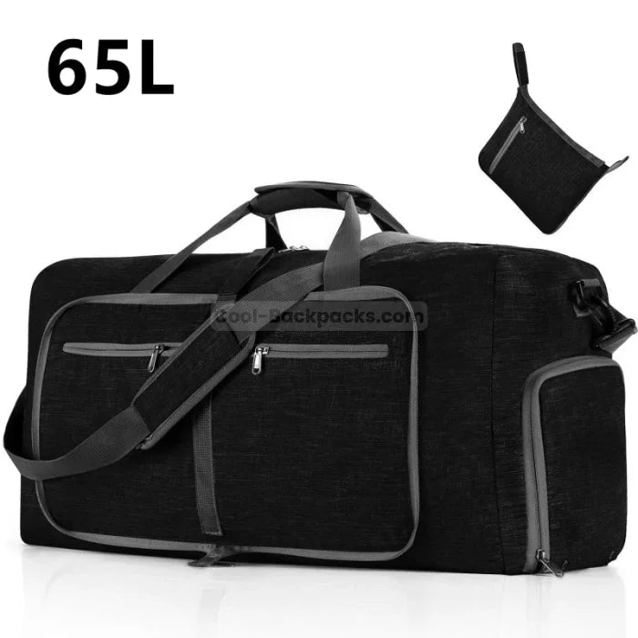 Utility Duffel Bag - Black / 65L