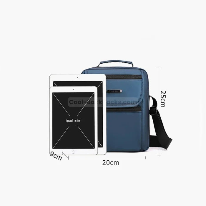 Vertical Messenger Bag