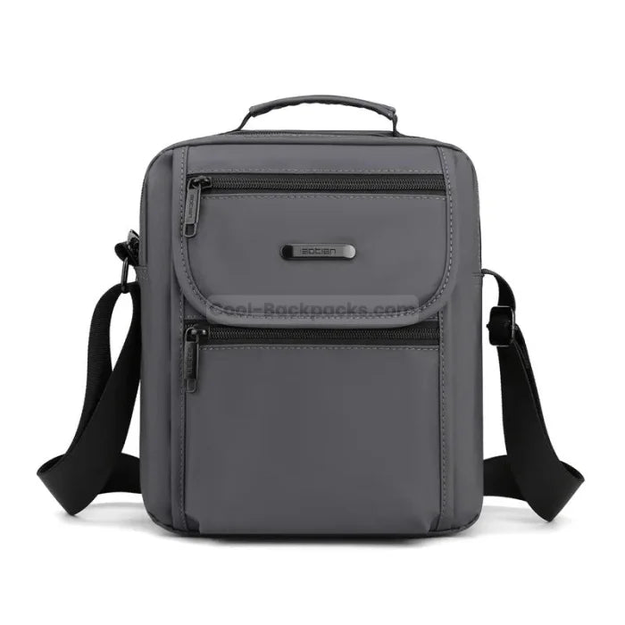 Vertical Messenger Bag - Dark Gray