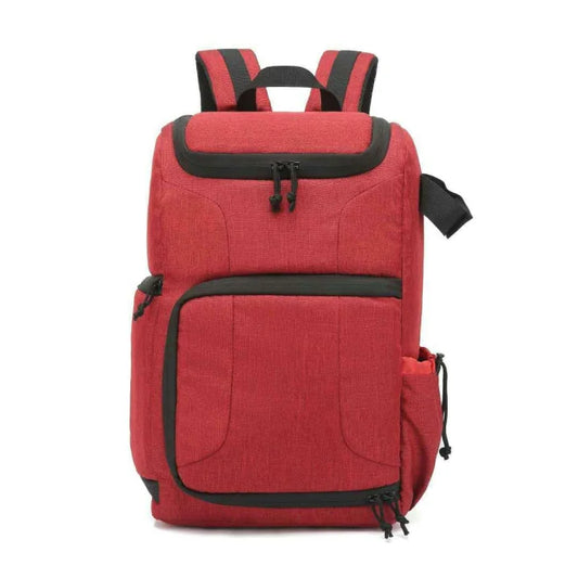 Waterproof Camera Backpack - Red