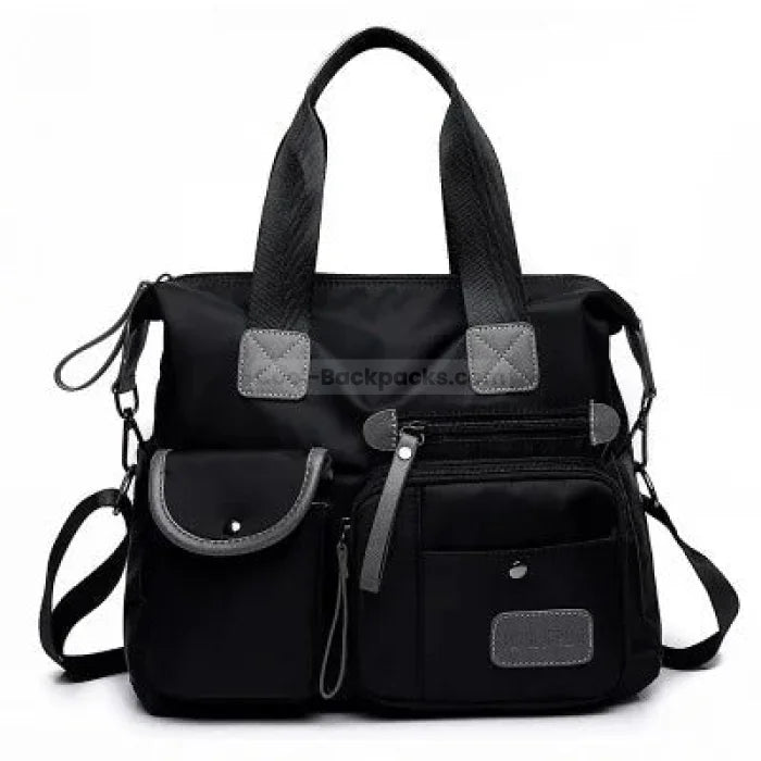 Waterproof Messenger Bag - Black