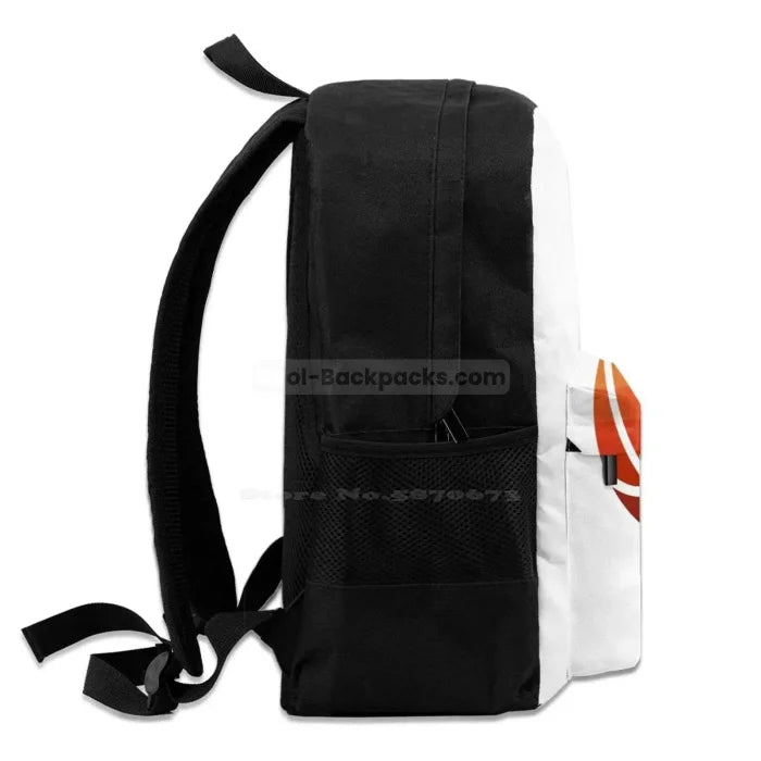 White Basketball Backpack