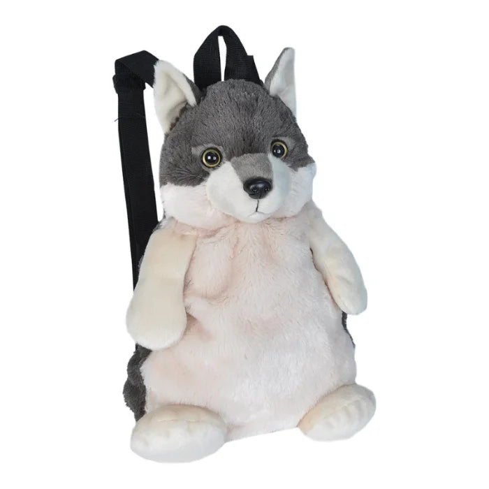 Wolf Plush Backpack