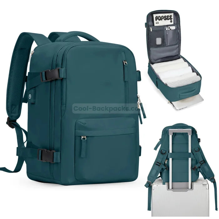 Women Travel Backpack - Teal / Small