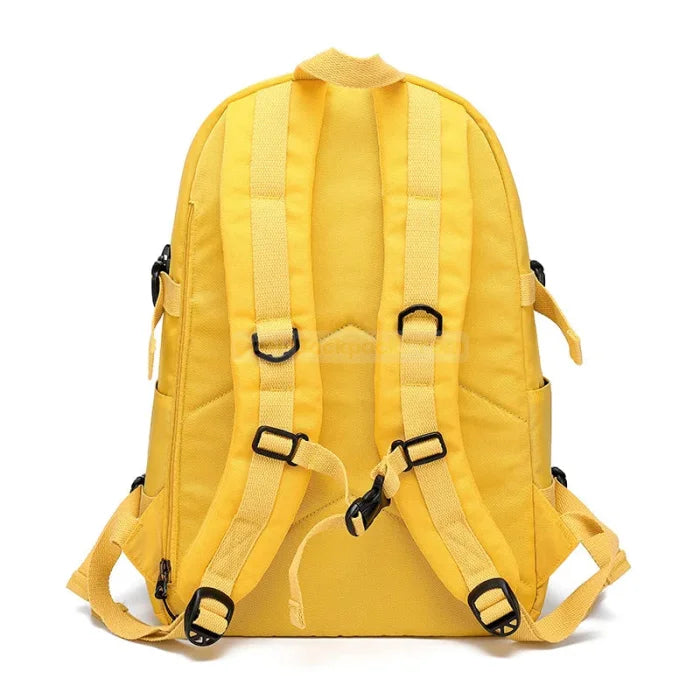 Yellow middle school backpack