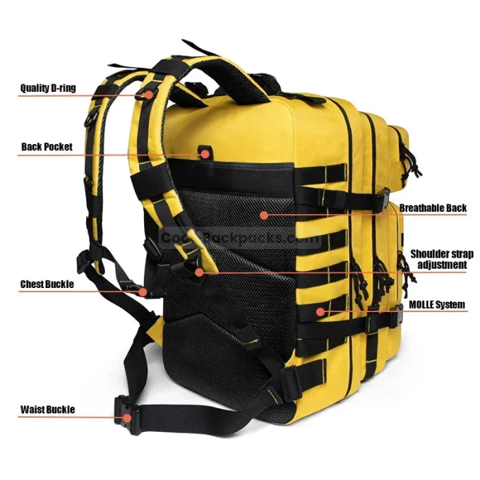 Yellow Tactical Backpack